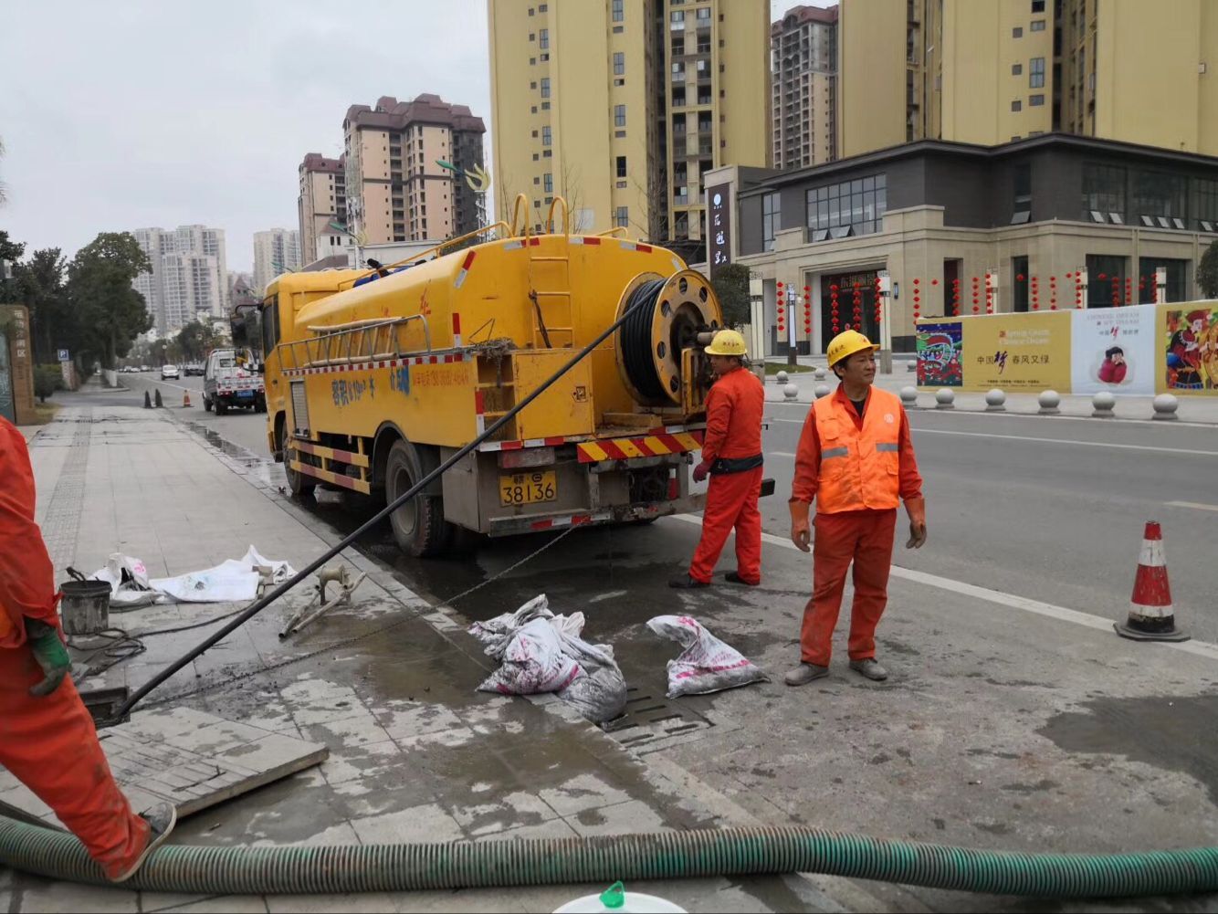 邱县排污管道清淤-管道清洗