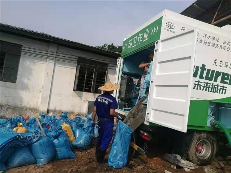 邱县工业污泥压干处理
